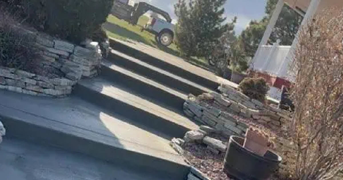 Elevate Your Entryway: Custom Concrete Steps by Co Custom Concrete and Overlays